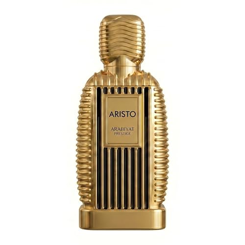 ARABIYAT PRESTIGE Aristo Eau De Parfum Cologne for Men & Women Citrus Woody Vanilla Fragrance with Lemon Mandarin Jasmine Musk Sandalwood Long Lasting Luxury Perfume Spray 3.4 Fl Oz