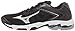Mizuno mens Wave Lightning Z5 Indoor Court Shoe, Blacksilver, 8 B US