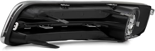 Miniatura 7 de KarParts360 Funda para luz antiniebla Chrysler 300 2011 12 13 2014 para lado exterior del pasajero  Negro  con ribete cromado  Cumplimiento DOTSAE