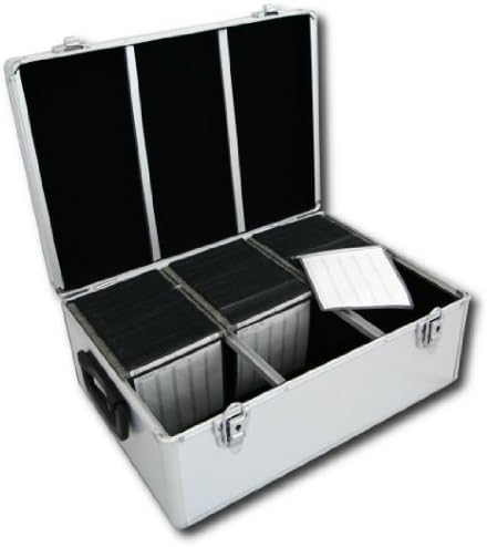 MEDIARANGE 500 CD/DVD Aluminium Storage Case with Numbered Hanging Pockets