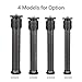 Andoer ER252 Tripod Extender Tube, 2-Section 25mm/ 0.98(Diameter) Carbon Fiber Center Column Extension Tube, Compatible with All Zhiyun, FeiyuTech, Hohem Handheld Gimbals Tripods, Max. Load 8kg/282oz