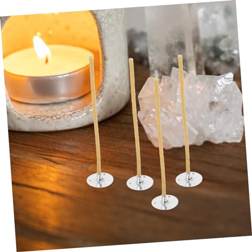 Mechas para velas Housoutil 100 piezas para hacer velas miniatura 4