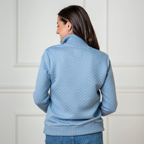 Image of Hope & Henry Women's Classic Long Sleeve Pullover Sweater