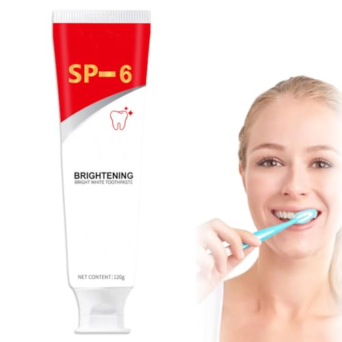 Dentifricio sp 6 sbiancante denti, Dentifricio Probiotico,dentifricio sbiancante intenso, 6 probiotici, alito fresco, gengive sane, Dentifricio Denti Sensibili (1)