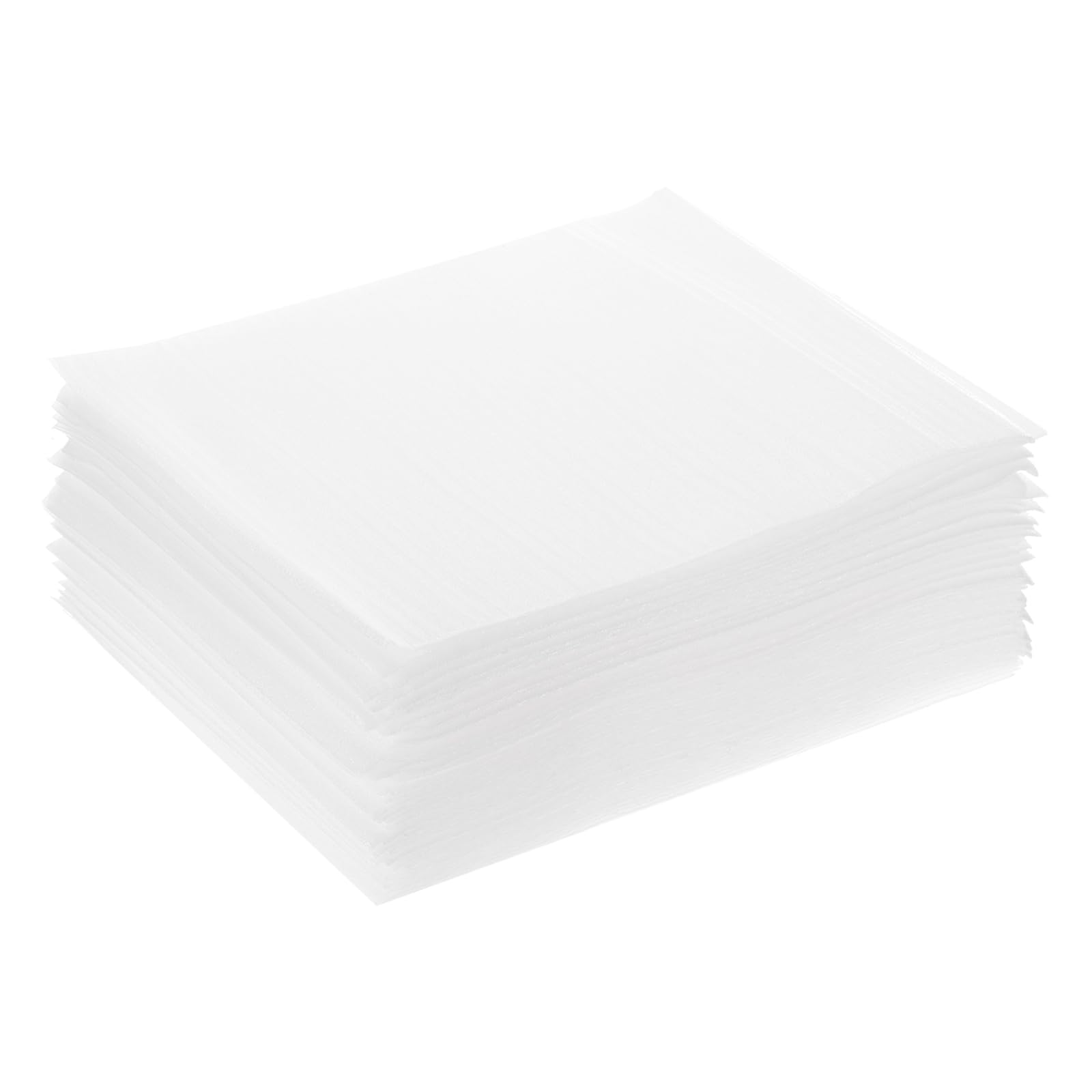 sourcing map Foam Packing Pouches, 100 Pack 8 Inch x 10 Inch Wrap Bubble Pouches Cushion Foam Packing Supplies Packing sleeves White for Dishes Furniture Glasses Cups Moving Storage