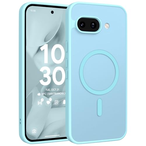 Coque antichoc Google Pixel 9A MagSafe translucide anti-traces