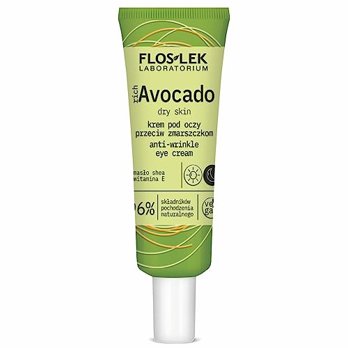 FLOSLEK richAvocado Anti-Wrinkle Eye Cream | Visibly Reduces Dark Circles, Puffiness & Crows Feet | Eye Lifting Serum to Brighten, Revive and Refresh | 30 ml - Image 2