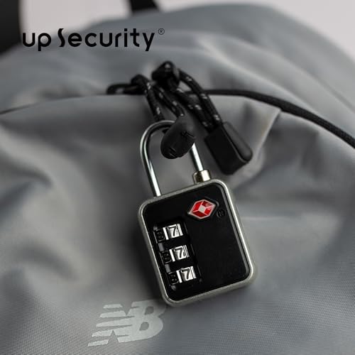 TSA Locks for Luggage, Combination Lock for Locker, Small Padlock Combination, Combo Luggage Padlocks TSA Approved, for Gym Locker, Travel Suitcase, Gun Case, Backpack Zipper, Ammo Can2