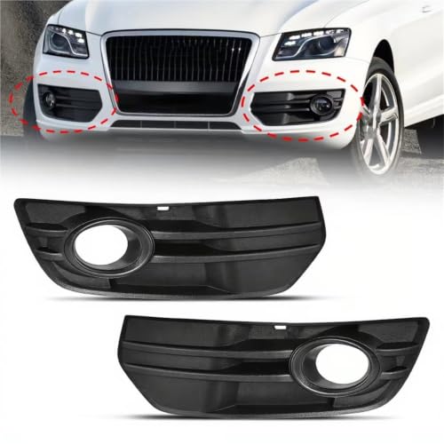 Couvercle phare antibrouillard pour Q5 2011 | Grille de remplacement pare-chocs 8R0807682A - 3