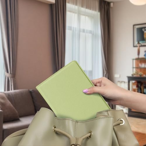 Image of CoBak Case for 6 inch E-Reader - PU Leather Smart Cover with Auto Sleep /Wake & Hand Strap, not Compatible with Kobo Clara, Matcha Green