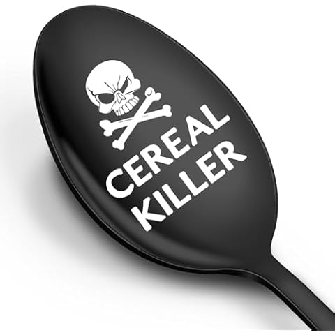 Lovingly Yours Funny Gifts Cereal Killer Spoon, Mens Gifts for Boyfriend, Husband, Him, Dad, Grandpa, Son - Birthday, Anniversary, Christmas, Fathers Day, Valentines Day Gifts Cover