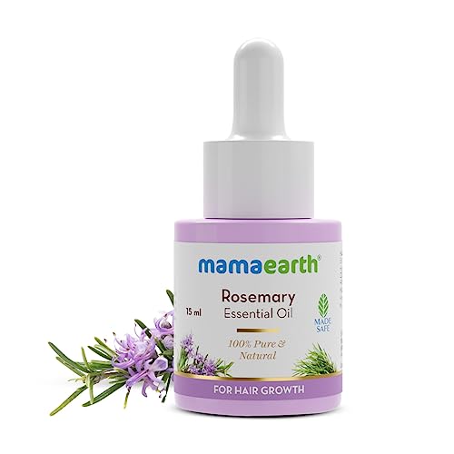 Mamaearth Rosemary Essential Oil for Hair Growth - 15 ml | 100% Pure & Natural | Undiluted | For Hair Fall Control & Hair Strengthening - Image 2