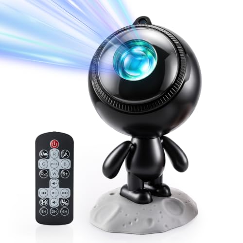 Astronaut Galaxy Projector for Bedroom, Sound Machine Bluetooth Speaker