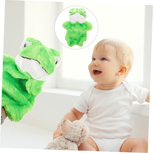 Toyvian 1 Unidade Brinquedos De Pelúcia Fantoche Brinquedos Para Contar Histórias Brinquedo Sapo Bri