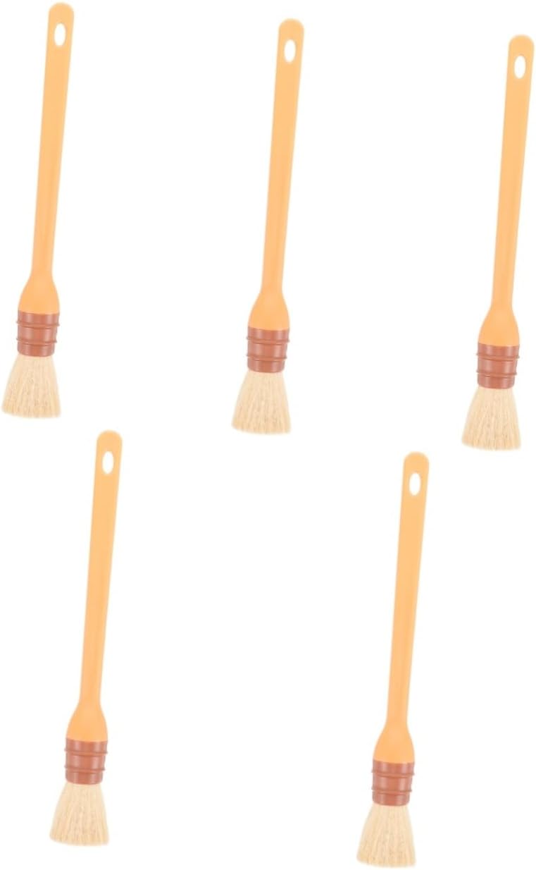 BESPORTBLE Fleece Basting Brush for Baking and Barbecuing High Heat Resistant Pastry Brush for Kitchen and Outdoor