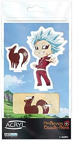 ABYSTYLE The Seven Deadly Sins Ban Acryl® Stand Model Figure Anime Manga Desktop Accessories Merch Gift image 5