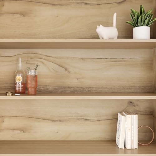 VEELIKE Weathered Oak Wood Contact Paper Peel and Stick Light Wood Wallpaper for Desk Countertops Waterproof Wood Grain Contact Paper 15.7''x118'' Adhesive Wood Look Contact Paper for Walls Cabinets by VEELIKE - Used condition - Image 7