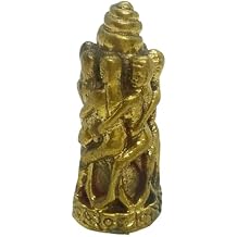 WitnyStore 34" Inch Brass Naked Ladies Hugging Around Pole Lucky Charm Phallic Talisman Female Genitalia Animistic Symbol Of Fertility Traditional Thai Beliefs Amulets Miniature Collectible Figurines