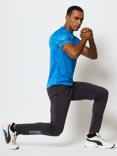 Image of FITINC Men's Stretchable Track Pant for Gym with Zipper Pockets