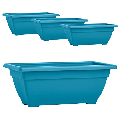 BackyardBounty Standing Planters 16 Inch 4 Pack