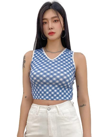 Image of TOPLOT Sleeveless Crop Top for Women Sleeveless (T-Top-Crop)