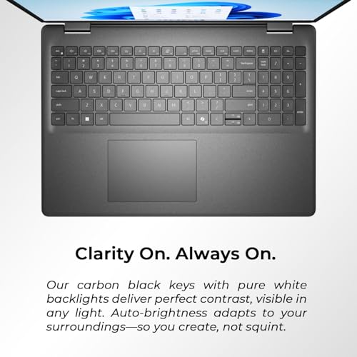 Image of Dell 16 inch FHD+ 2K Touchscreen Laptop, 2026 Edition | AMD High-Performance Ryzen 7 CPU | 16GB DDR5 RAM, 1TB Storage (512GB SSD + 500GB External) | Backlit Keyboard | Copilot AI | Business & Academic