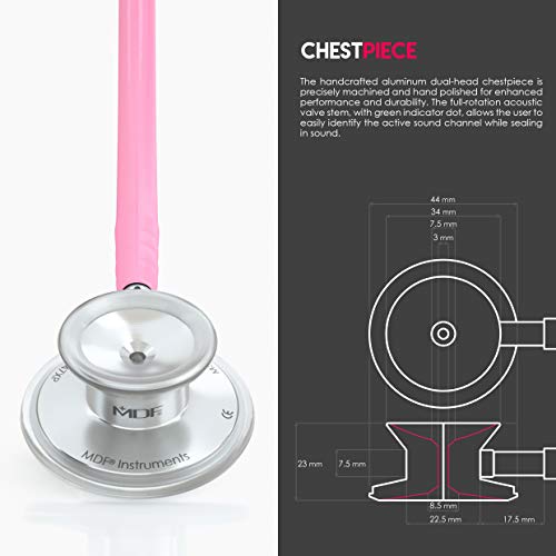 image for MDF Instruments, Acoustica Lightweight Stethoscope for Doctors, Nurses