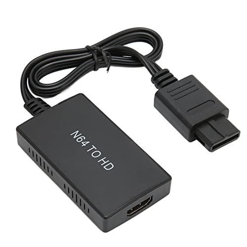 Annadue For N64 to HDMI Converter, 720P/1080P HD Link Cable for Converts N64 Game Console Video Signal to HDMI Signal, for HD TV or Monitor