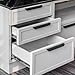 LONTAN 2 Pairs Silver Drawer Slides 14 Inch Side Mount Drawer Slides-Cabinet Drawer Glides Tool Box Trash Can Slider Kitchen Glides Heavy Duty Ball Bearing Drawer Rails 100LB Capacity Drawer Runners