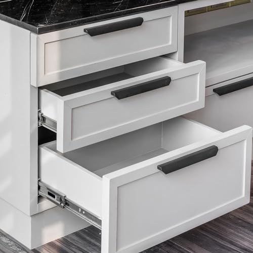 Image of LONTAN 1 Pair Side Mount Drawer Slides 10 Inch Heavy Duty Cabinet Rails