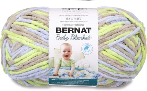 Image of Bernat Baby Blanket Big Ball Little Boy Dove (Pack of 5)