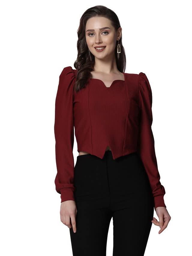 Image of Selvia Women's Spandex Crop Top