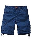 Match Men's Twill Comfort Cargo Short Without Belt #S3612 (Label Size XL/34 (US 32), Indigo Blue)