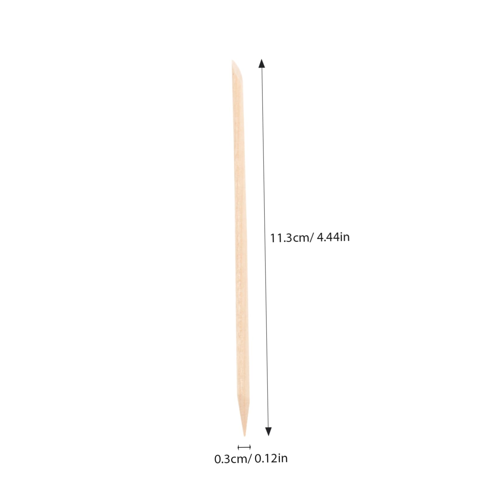 Didiseaon Wooden Cuticle Pusher Sticks 100pcs Nail Art Stick Tool for Manicure Nail Pusher Cuticle Tools