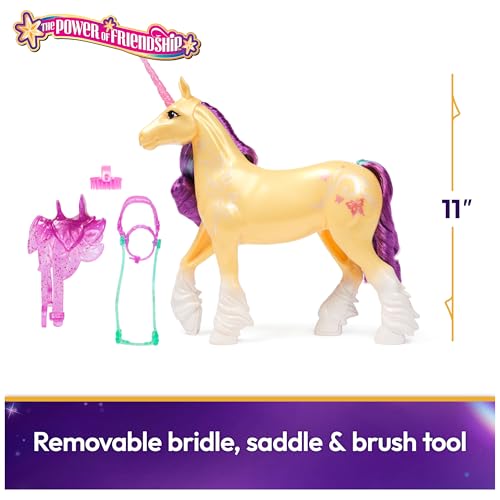 Unicorn Academy, Poder de Amistad Leaf con Silla y Brida miniatura 2