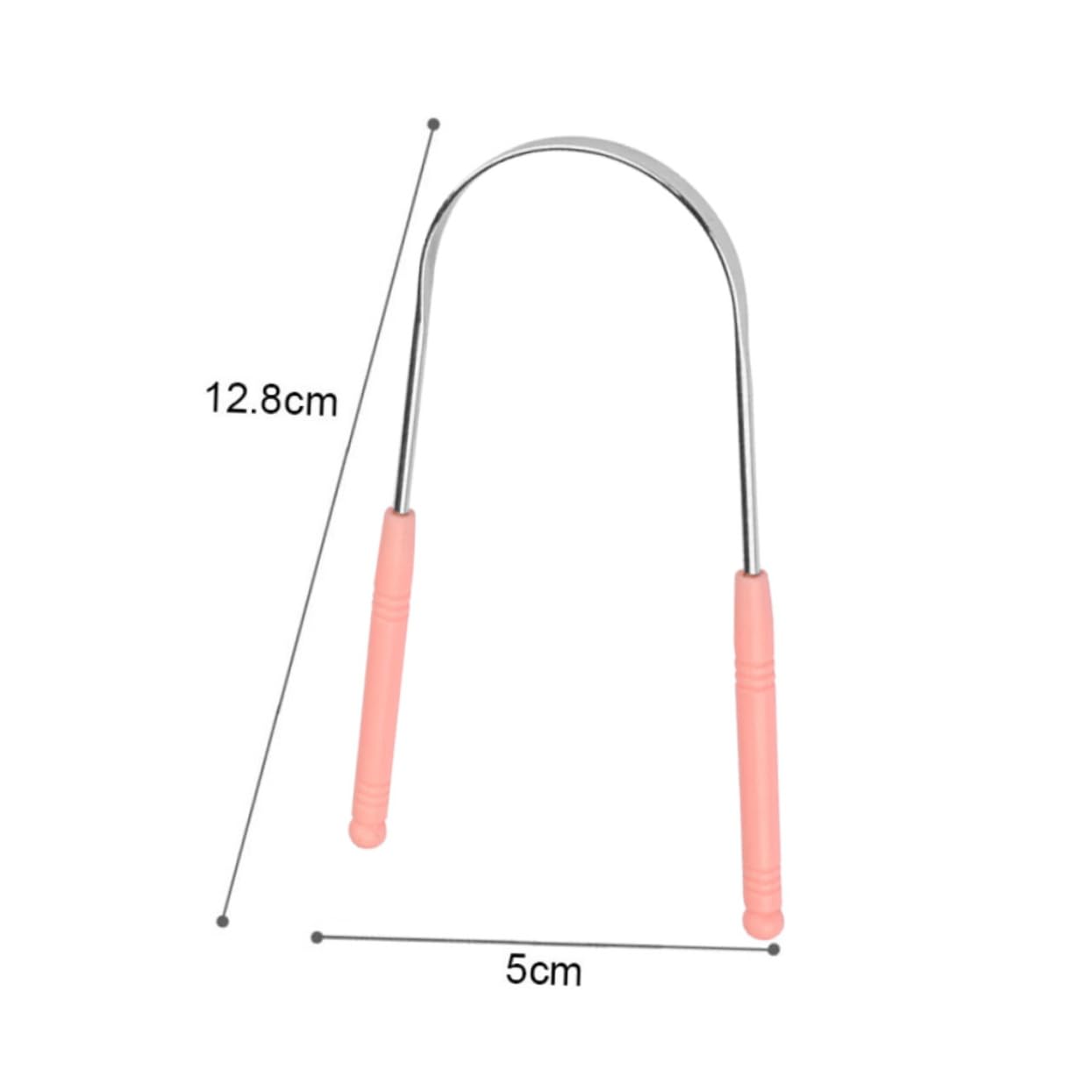 PartyKindom U-shaped Scraper Brush for Bad Breath Relief Coated Oral Scraper Comfortable Handle