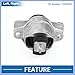 PARSLUCK Engine Motor Mount No.T2H7441 Engine Mounting for Jaguar XF XE 3.0L 2016-2020 Metal Stable
