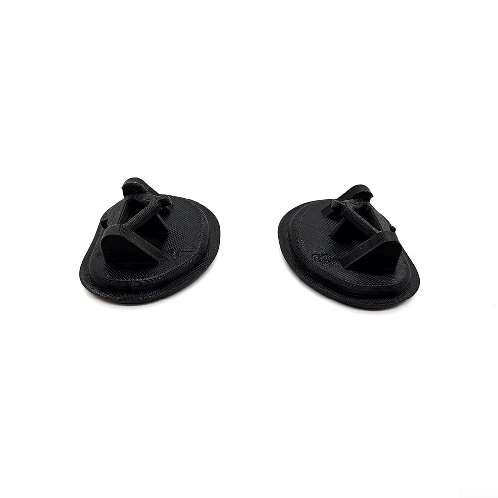 Par de fundas de lavado de faros delanteros compatibles con BMW Z4 E85 E86 2002-2008, negro, OE 51117078261 51117078262