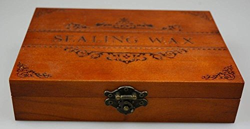 Mnyr Vintage Custom Made Names Moon Decorative Cursive Monogram Personalized Design Logo Picture Gold Metal Wax Seal Sealing Stamp Melting Spoon Sticks Candle Wood Box Gift Wedding Invitations Set #TOP2