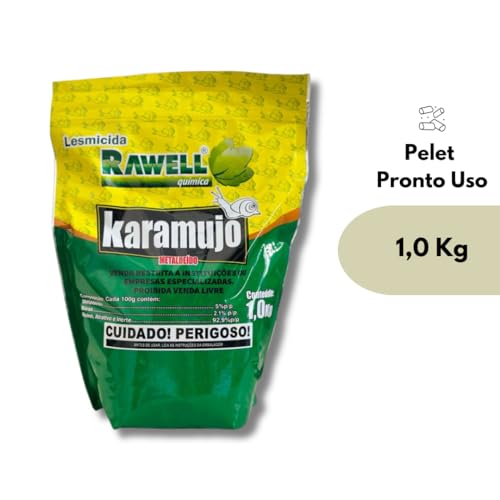 Combate Lesma Lesmicida Caramujo Karamujo 1KG Grama Planta