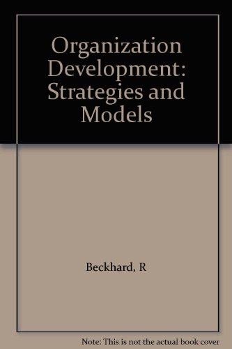 Organization Development: Strategies and Models B003P0RI9S Book Cover