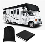 Caravan Top Cover, 210D Oxford Cloth Waterproof Motorhome Top Cover, Caravan Protective Roof Cover, UV Protection Motorhome Roof Cover, Roof Protection Tarpaulin Cover Tarpaulin (7.5 x 3 M)