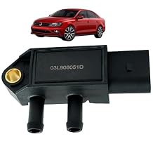 03L906051D DPF Differential Exhaust Pressure Sensor for VW CC Golf Jetta Passat Tiguan Touareg and A UDI SEAT Replaces 03N906051B 03L906051B