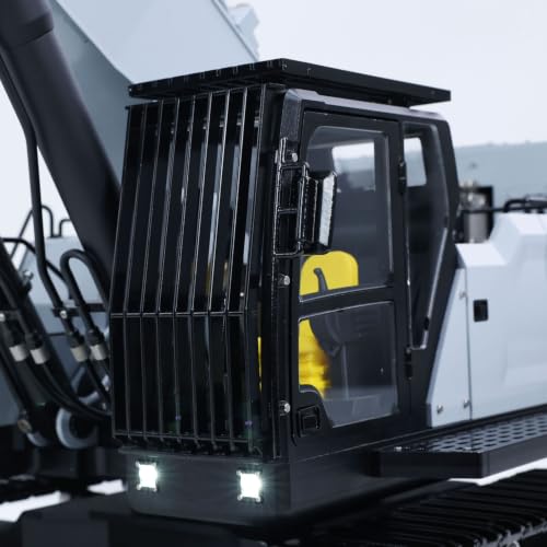 Image of 1 /12 RC Hydraulic Heavy Excavator 395F | Metal Remote Control Digger Finished Model 3.0L Dual Pump Paladin PL18EV LITE Radio Smoke Ages 14+