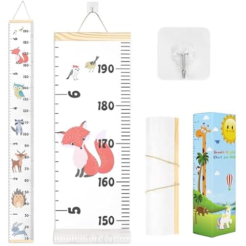 Fox Baby Height Growth Chart for Kids Cover