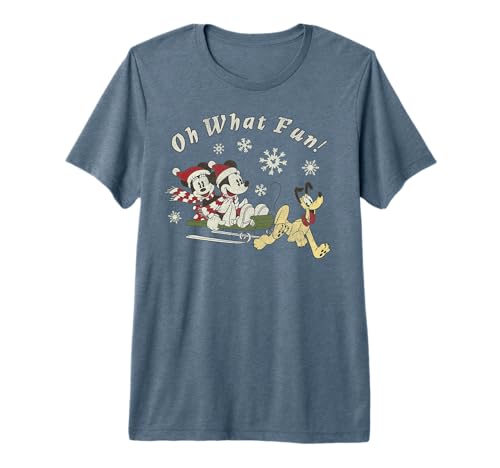 T-shirt Noël Mickey Disney Cadeau Idéal Disney Souvenir Oh What Fun