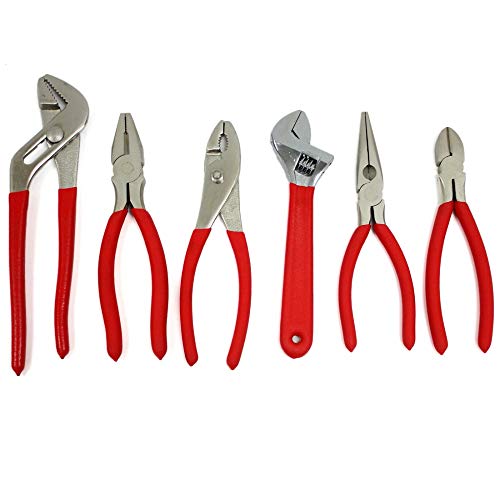 Set combinado de 6 pinzas y llaves Jikkolumlukka