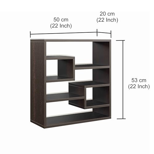 Image of FURNEASER Brian Kitchen Rack Shelf Multipurpose Wooden Wall Mounted Spice Jar Rack Shelves for Kitchen Storage Kitchen Shelf Organizer Kitchen item Containers Hanging Shelves