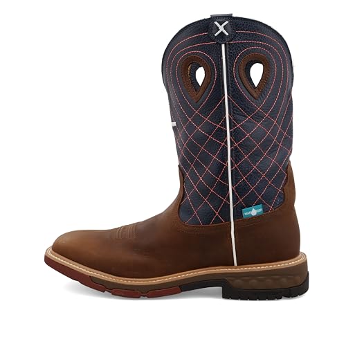 Image of Twisted X mens 12 inch Pull on Soft Toe Western Work Boot