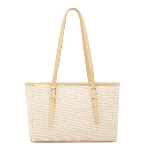 Image of Caprese Georgia Tote Bag, Medium-Yellow | Stylish Handbag for Women | Spacious, Versatile Office & Daily Essentials Tote | Top Zip Closure